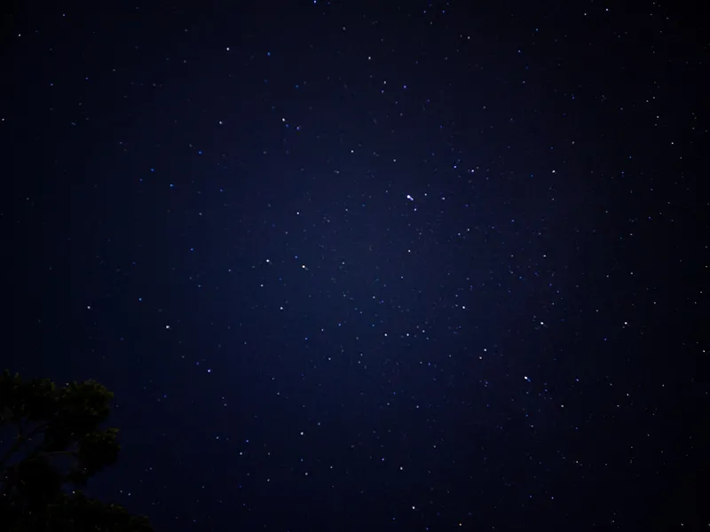 starry night sky over the starry night